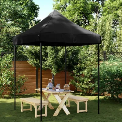 Produktbild von Design Partyzelt Faltbar Pop-Up Schwarz 200x200x306 cm - Pavillons & Partyzelte 2025 Neu1402563 1parcel