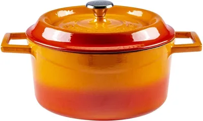 Immagine prodotto di LAVA Metal Pentola Ø 20 cm, 2,6 l, ghisa, arancione LAVA METAL LVYTC20K2OR