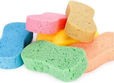Produktbild von Weiche Autowaschspongen 6er Set Microfasern