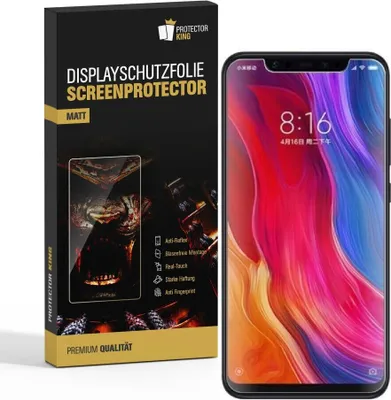 Produktbild von 6x Displayschutzfolie für Xiaomi Mi 8 SE ANTI-REFLEX Displayfolie MATT