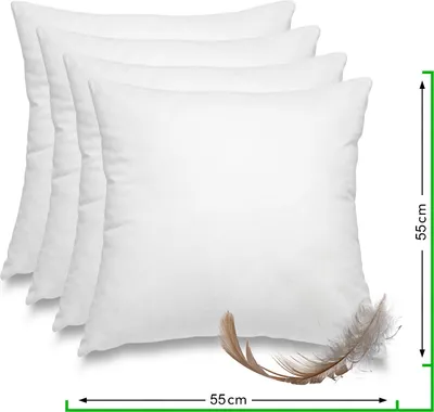 Obrázek produktu pro sada 4 péřových polštářů 55x55