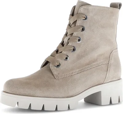 Obrázok produktu pre Dámske šnurovacie členkové topánky Gabor 32303938313636 Beige 37 1/2 EU