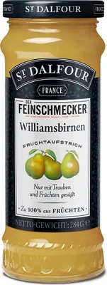 Produktbild von St. Dalfour Williamsbirnen köstlicher Fruchtaufstrich Konfitüre 280g
