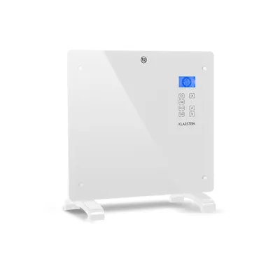Produktbild von Klarstein Elektrický ohřívač, konvektorový ohřívač s podlahovými válečky, energeticky úsporný mobilní elektrický ohřívač, tenké, tichý elektrický ohřívač, samostatně stojící elektrický ohřívač s termostatem, 1000 W