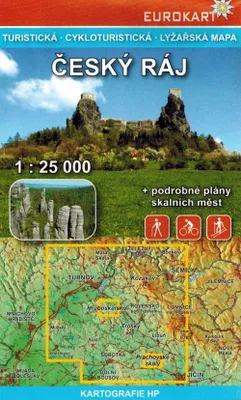 Obrázok produktu pre Český ráj, mapa 1:25 000. Turistická mapa. Vydavateľstvo Kartografie
