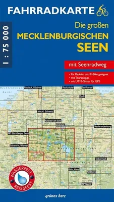 Obrázok produktu pre Cyklistická mapa Veľké meklenburské jazerá 1:75 000