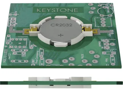 Produktbild von Keystone SMD Ultra Low CR2032 Halter