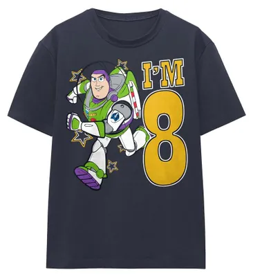 Immagine prodotto di Toy Story - Maglietta da donna "I'm 8", compleanno TV34643 (M) (blu navy)