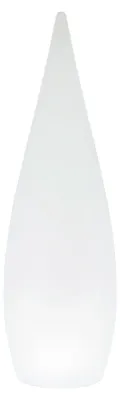 Stehleuchte LED-Akku, Kunststoff weiß, IP44, 4,5 W, Farbwechsel, Höhe 122 cm