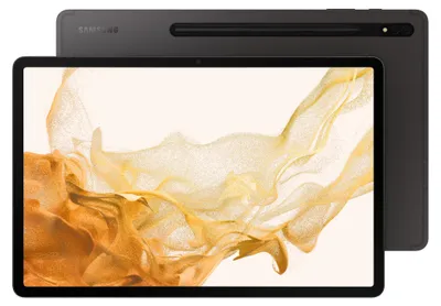 Produktbild von Samsung Galaxy Tab S8+ SM-X800, 31,5 cm (12.4"), 2800 x 1752 Pixel, 128 GB, 8 GB, Android 12, Graphit