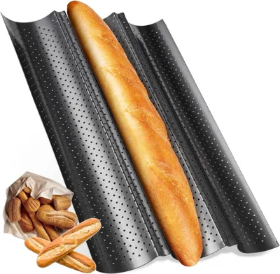 Produktbild von Karwil Baguetteblech für 3 Baguettes antihaftbeschichtet