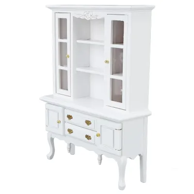 Image de Armoire miniature,Armoire miniature en bois,Armoire pour maison de poupée,Armoire pour maison de poupée,Armoire bibliothèque pour maison de poupée,Meuble pour maison de poupée