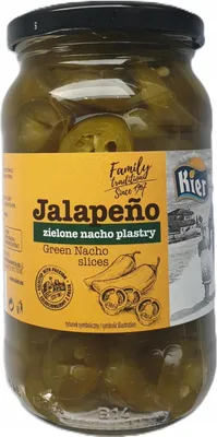 Zdjęcie produktu dla Papryka jalapeno nacho plastry 360g/200g
