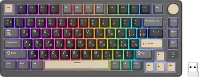 Zdjęcie produktu dla Royal Kludge Rk-M75 Phantom Gaming Keyboard K Silver Switch