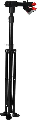 Produktbild von Fahrrad Montageständer - Professioneller Reparaturständer - Faltbar - 360° drehbare Halterung - Höhenverstellbar - Tragkraft bis 30 kg - Schwarz