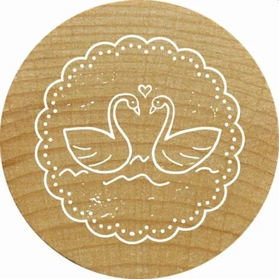 Produktbild von COLOP Motiv-Stempel Woodies "Schwäne"