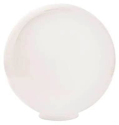Image de Verre de rechange pour lampe sphérique, Ø 400 mm, blanc brillant, verre de lampe sphérique, ouverture 150 mm avec collerette