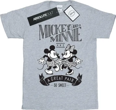 Produktbild von Disney - "Great Pair" T-Shirt für Damen BI50646 (S) (Grau)