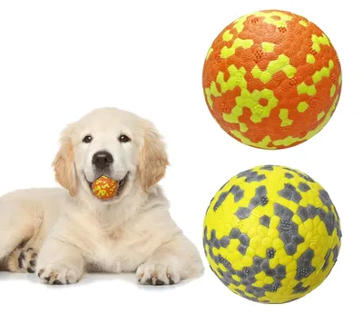 Immagine prodotto di Palloni per Cani Indistruttibili - 2 Pezzi Giocattolo da Allenamento Resistente per Cani Piccoli e Medi