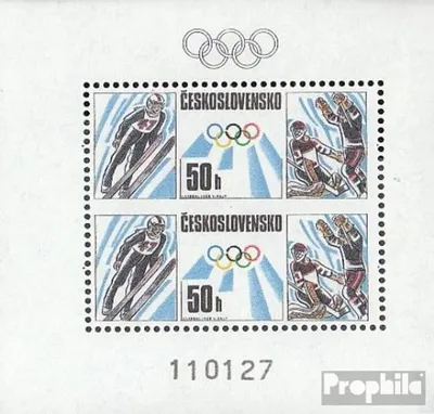 Produktbild von Briefmarken Tschechoslowakei 1988 Mi Block74 (kompl.Ausg.) postfrisch Spiele