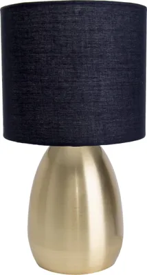 Produktbild von Näve Leuchten Tischleuchte AURUM mit E14 Tischleuchte AURUM mit E14 Tischleuchten - Tischleuchte "AURUM" H: 33 cm stahl-blank/grau, Tischlampe im Klassik Stil, aus Metall, Kunststoff und Textilmaterial in stahl-blank, 33 cm hoch, Ø 17,5 cm, E14-Fassung – Schnurschalter