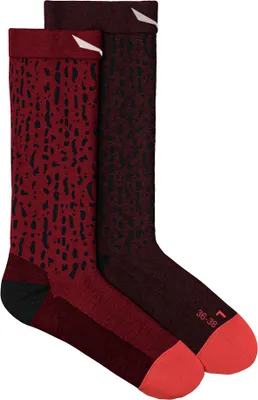 Produktbild von Mountain Trainer Salamander Merino Socken Damen  - Salewa, Farbe:1501-flame/1570, Größe:42-44