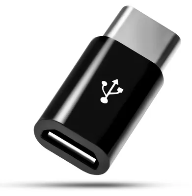 PREMIUM USB 3.1 Typ-C auf Micro-USB Adapter Verbinden Stecker Anschluss Handy – Produktansicht