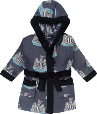 Produktbild von Newcastle United FC - Morgenmantel für Baby, Fleece GF746 (92) (Schwarz)