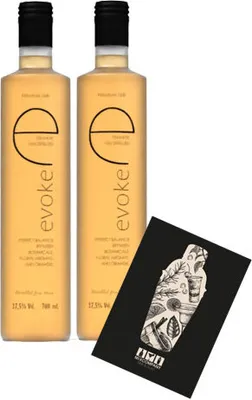 Produktbild von Evoke 2er Set Orange Gin 2x 0,7L (37,5% Vol) Der 5 fach destillierte Gin mit Orangen Flavour- [Enthält Sulfite]