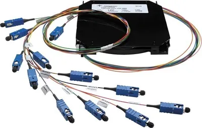 Image de Telegärtner Karl Gärtner Kit d'épissure fibre optique 12xLC 50/125 OM4 TN-SS-12LC-50-OM4 (H02050A0243)