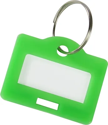 Produktbild von Schlüsselanhänger, HMF 1800, 2,9 x 2,5 x 0,26 cm grün