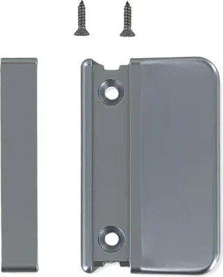 Produktbild von Balkontürgriff Anziehgriff mit Schrauben silber 539304