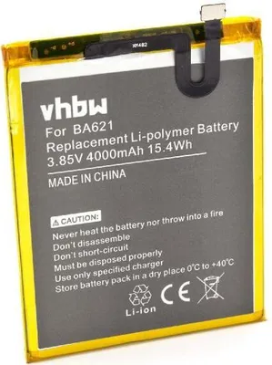 Produktbild von vhbw Akku kompatibel mit Meizu M621M, M621Q, M5 Note Dual SIM TD-LTE, M621C, M5 Note Handy Smartphone Telefon (4000 mAh, 3,85 V, Li-Polymer)
