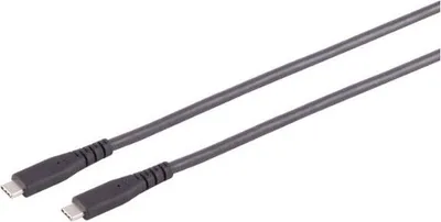 Immagine prodotto di S/CONN massima connettività Cavo di connessione USB-C, cavo USB da spina di tipo C a spina di tipo C, 4.0 Gen 3x2, 240W, 0,25 m (13-63005)