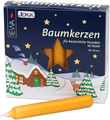 Produktbild von EWA / JEKA - Baumkerzen 16 / 250 - Natur