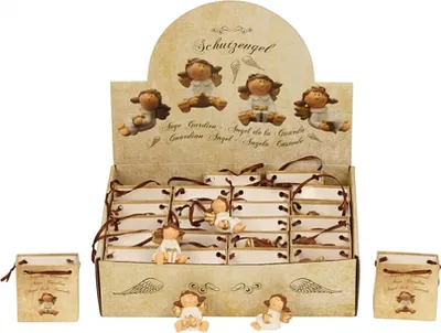 Produktbild von 24 Schutzengel in Geschenktütchen und im Display Engel Figuren