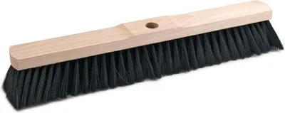 Produktbild von Sorex Saalbesen Qualitätsmischung PVC Länge 500mm 8 Reihen mit Stielloch Sattelholz - 25010