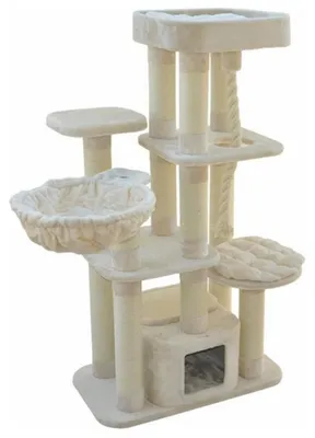 Produktbild von XXL Kratzbaum Memphis – Sisal & Liegeplätze – 85 × 49 × 158 cm
