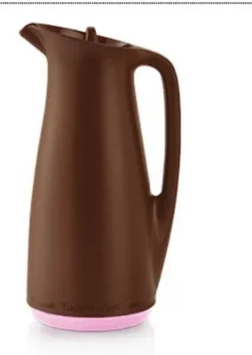 Produktbild von Tupperware ThermoTup Kanne 1 l - Hochwertige Isolierkanne Braun