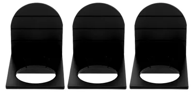 Produktbild von 3-teiliges selbstklebendes Seifenhalter-Set: Verstellbarer Flaschenhalter zur Wandmontage – Seifenspender-Halterung – Shampoo-Wandregal