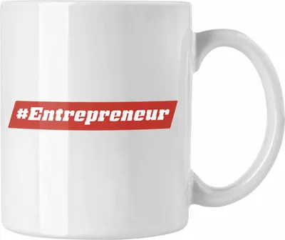 Produktbild von Trendation - Entrepreneur Tasse Entrepreneurship Geschenk Spruch Motivation (Weiß)