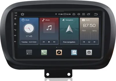 Produktbild von Für Fiat 500X 9"Touchscreen Android Autoradio GPS Navigation CarPlay AndroidAuto