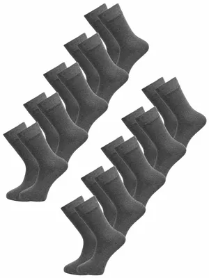 Immagine prodotto di Calzini da uomo Tazzio, confezione da 10 A908 (antracite, 35-38)