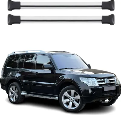 Produktbild von Dachträger Grundtäger für Mitsubishi Pajero 2006-2021 75kg Alu Silber 2 tlg