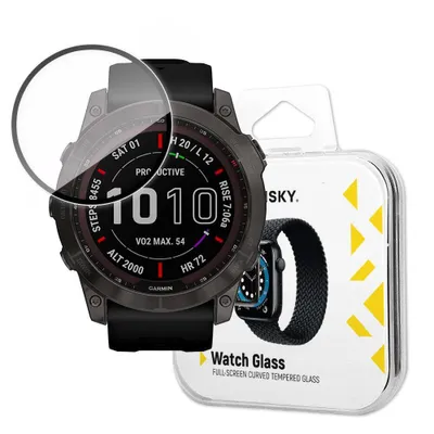 Produktbild von Wozinsky Uhrenschutzglas für Garmin Fenix 7 - Schwarz KP24717