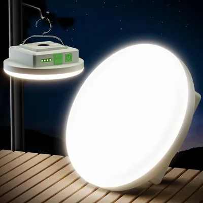 Campinglampe 4000 lm, 12000 mAh, LED, 4 Modi, IPX5, magnetisch