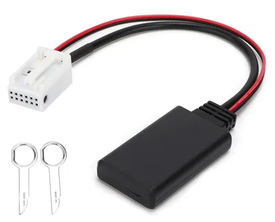 Obrázek produktu pro Automobilový modul Bluetooth 12 V s kabelem AUX-IN, bezdrátový audio adaptér, náhrada za Delta 6/7