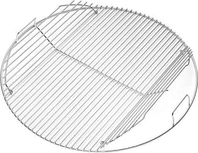 Produktbild von 7436 54,6CM Rund Grillrost Klappbarem für Weber 57CM Holzkohlegrills,Grillrostersatzteil für Weber One-Touch Wasserkocher PCH835, Gourmet System,Bar-B-Kettle,Master-Touch,Smokey Mountain Cooker Smoker