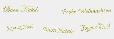 Produktbild von Transparentpapier Golden Style 115g/qm A4 VE=5 Blatt Frohe Weihnachten