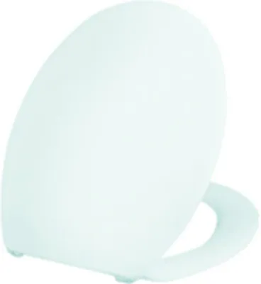 Produktbild von WC-Sitz clivia mit Deckel weiss Scharniere Edelstahl V2TSI